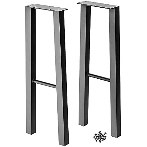 I-Semble 28''H A-Style Steel Legs with Adjustable Feet, Set of 2 Cover