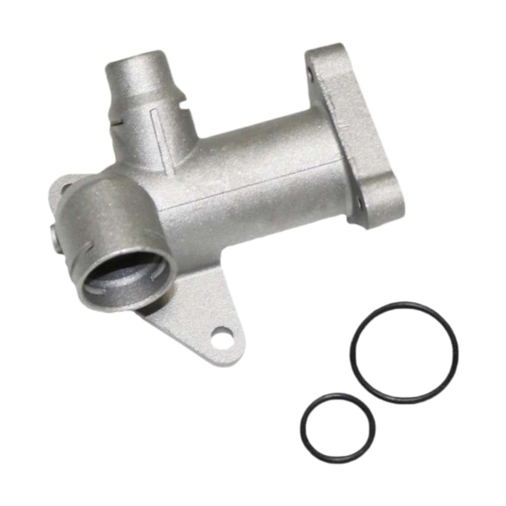 Dzugpbvhv Onecolor Coolant Hose Flange Replacement Metal Fitting 058121132C Water Outlet Flange Compatible With 1.8T