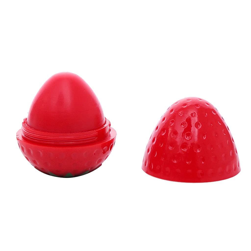 Newmind 5pcs Strawberry Flavor Moisturizing Lip Balm Cream Long : Beauty & Personal Care