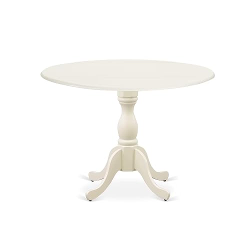 East West Furniture DMT-LWH-TP Dublin Modern Kitchen Table - a