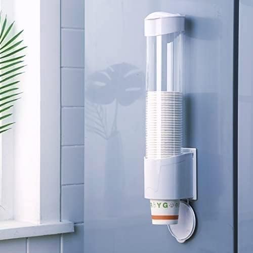 Self Adhesive Paper Cup Glass Dispenser Holder, Wall Mounted Plastic Drinking Water Cup Dispenser, Glass Dispenser Holder, Disposable Cup Holder Organizer-image-35