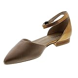  Marc Shoes Damen Pisa Slingback Ballerinas, Mehrfarbig (Sauvage- Metallic taupe-br.), 40 EU