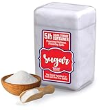 Stay Fresh Sugar Storage Container – Kitchen Discovery – Snap Close Sugar Canister Keeps Granules Fresh, Pourable and Spillproof for Optimal Sugar Storage
