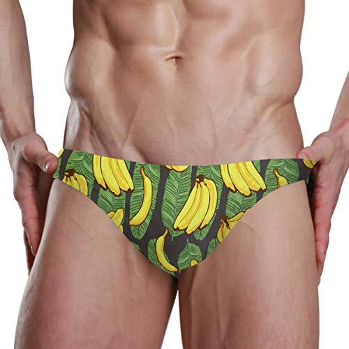 Chic Houses Men Sexy Bikini Swimsuit Swimwear Banana Tropical Briefs L 2031359