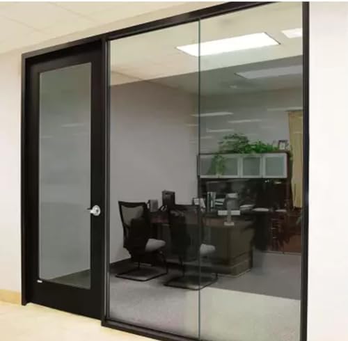 Image of CREON Peel and Stick Window Tint Film Light Black Car Home Privacy Heat Insulation Anti-Uv Office Home Glass Film 20 inch X 75'' Inch, Window Black Film