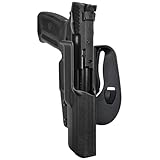 OWB Paddle Holster fits Rugr 5.7 (Right-Hand Draw, Black)