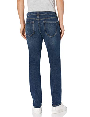 Amazon Essentials Men's Slim-Fit Stretch Jean, Dark Blue Vintage, 34W X 32L #TOP1