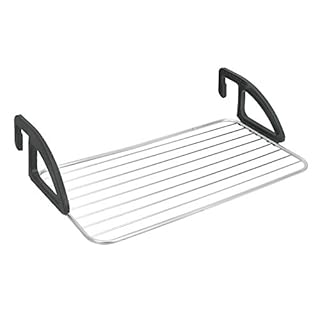 Metaltex - 406810, Stendibiancheria da balcone, in alluminio, 10 m, metallo, Colori assortiti, 1 pezzo