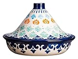 Natural Tagine Casserole Pot Cooking Pot Hand Painted TagineCooking Pot For Cooking And Stew Cassero