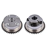 FIWARY Intake & Exhaust CVVT Timing Camshaft Phaser Gear Set Fits for 2014-2019 Hyundai Elantra/Kia Forte 2.0L Theta II G4NC Engine Direct OE Replacement 24350-2E201 24370-2E200