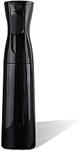 Black Hair Spray Water Bottle 360 Fine Mist Sprayers Refillable Empty Plastic Mister for Skin Care Hairstyling Plants Cleaning 300ml 10oz