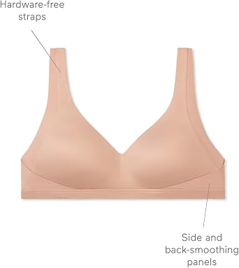 Warner's Womens No Side Effects Underarm and Back-Smoothing Comfort Wireless Lightly Lined T-Shirt Bra Ra2231a