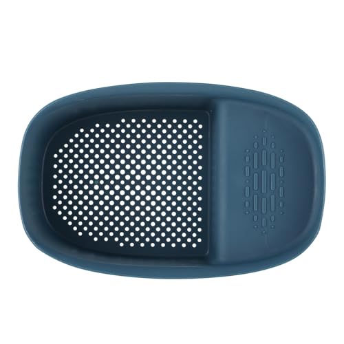 Cabilock ?水? シンク排水ラック 耐荷重強化 スポンジホルダー付き キッチン収納 多機能水切りバスケット コンパクト設計で清潔維持