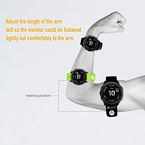 image for Abanen Hook and Loop Armband Elbow Band for Fenix 7X / Fenix 6X / Feni