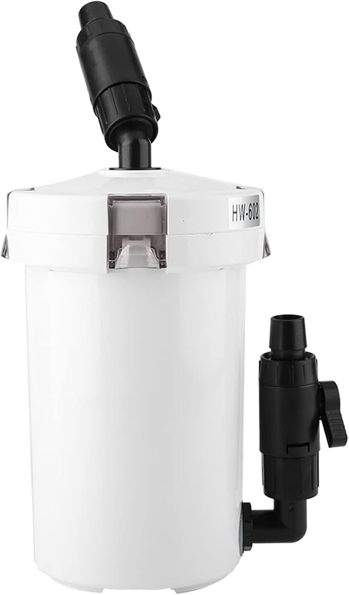 External Canister Filter Quiet Aquarium Canister Filter for Freshwater Saltwater Planted Tanks Up to 70 Gallons, Multi-Stage Filtration with Adjustable for Marine and Small Medium