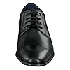 bugatti Men's Business shoe made of leather, classic derby with elastic band, Black, 10.5 UK #4
