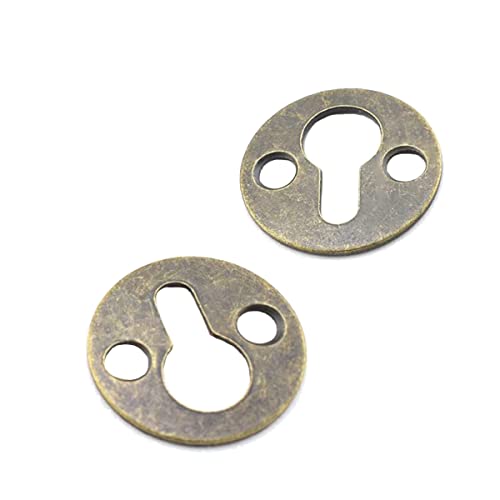 Image of 50 Pack Metal Round Hole Keyhole Rack Bracket Hanger for Hanging Picture Framesphoto Frame Hanging Hardware