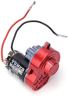 Drfeify RC Gearbox Metal Full Gearbox with 540 Motor 55T Upgrade Parts Compatible with Axial SCX 1/10 RC Car