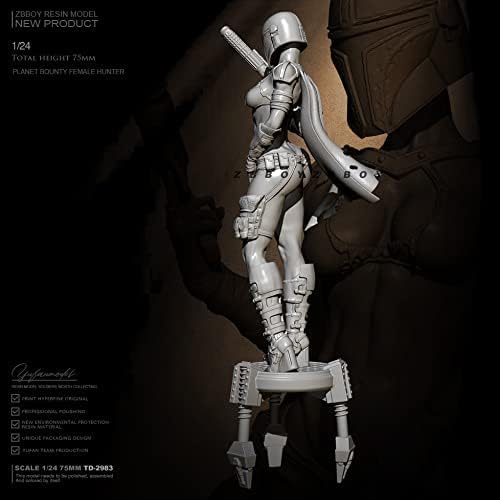 Amazon.co.jp: 1/24 75mm グラマラスな宇宙最強の女賞金稼ぎ SF 未塗装