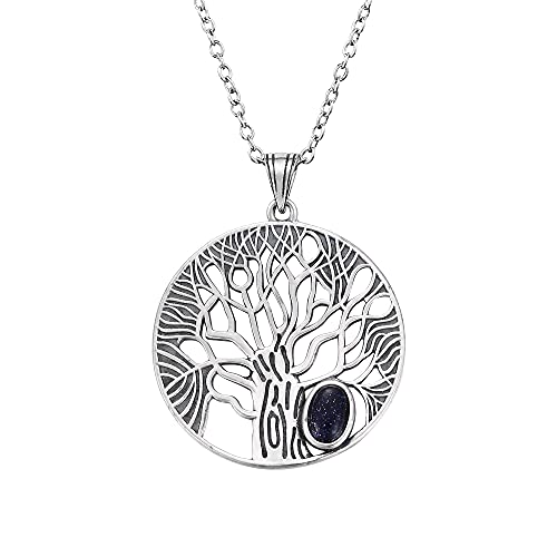 Bijoux fins d'anniversaire : pendentif pierre de lune femme