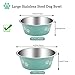 Hundenapf Edelstahl 2 Stück, 860 ml Metall Rutschfester Futternapf Hund mit Silikonboden, Wassernapf Fressnapf Napf mit Reisenapf Hund für Mittlere und Kleine Hunde