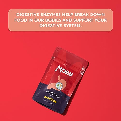 Digestive Enzymes 120 Tablets | Contains Digezyme, Amylase, Lactase, Lipase | Gut Health & Digestion Support | Vegan | UK Made | GMP Approved | MOBU - Image 5