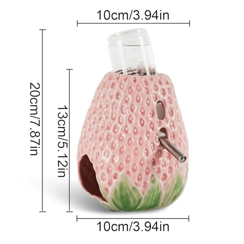 Bouteille d'eau pour hamster 80ml fraise pour gerbille et souris