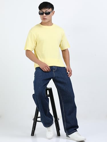 Image of Men's T-Shirts Ringspun Cotton Crew Neck Tee Shirts|Casual Wear T Shirt | Pre Shrunk with Panel Wash