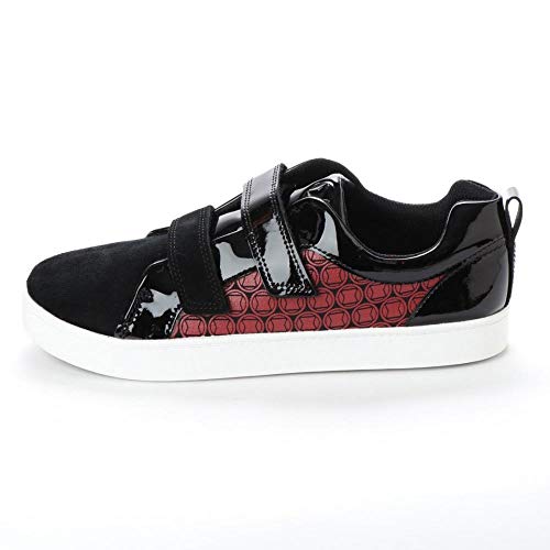 Image of Clarks Boys City Hero Lo Black /Red Sneakers