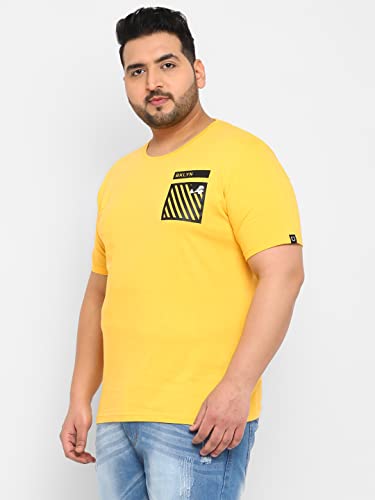 Image of Urbano Plus Men's Graphic Printed Half Sleeve Regular Fit Cotton T-Shirt