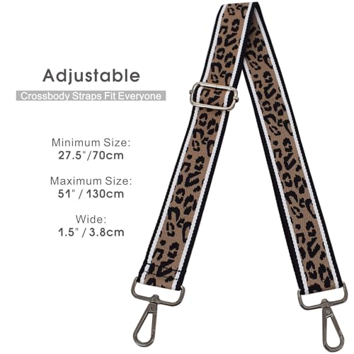 Image of Replacement Purse Strap Shoulder Strap Adjustable Crossbody Strap for Women Crossbody Wide Shoulder Bag
