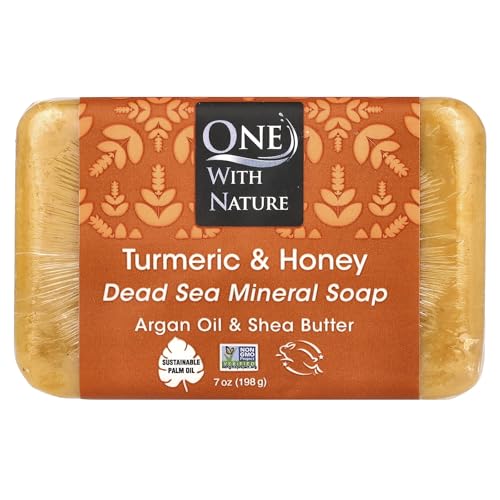 One With Nature Soap Bar Turmeric Honey 7 oz
