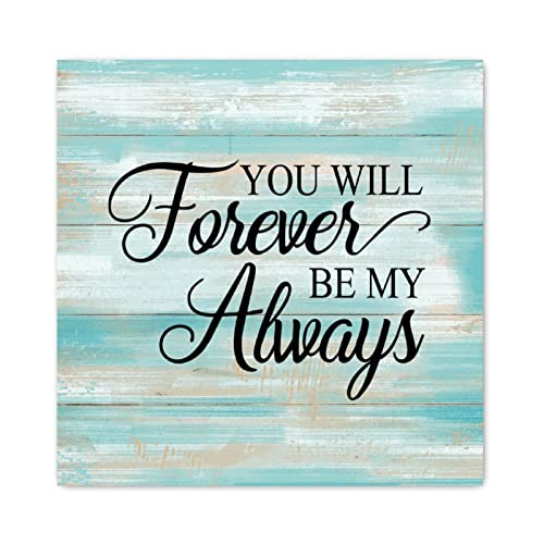 Cadeau plaque en bois citation spirituelle amour Evans1nism 40cm