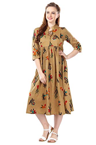 Image of AV2 Women's Rayon Relaxed Fit A Line Maternity Wear