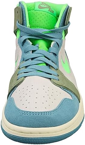 Nike Air Jordan 1 Mid Zoom CMFT 2 Cerulean/Oil Green Shoes Review | Image 2