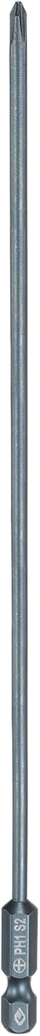 Generic #1 Phillips Screwdriver Bit PH1 1/4" Hex Shank 6" (150mm) Long 0.12" Rod Magnetic Cross Head Drill Bits S2 Steel Industrial Screw Driver Bit for Electric Power Tools, Blue