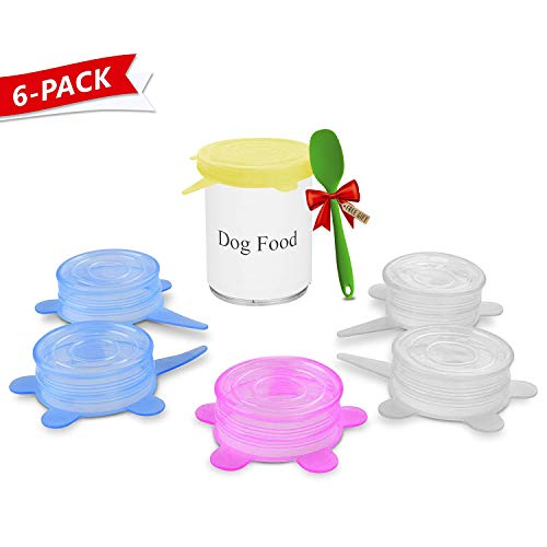 Trgowaul Can Covers/Universal Silicone Can Lids for Pet Food Cans/Fits Most Standard Size