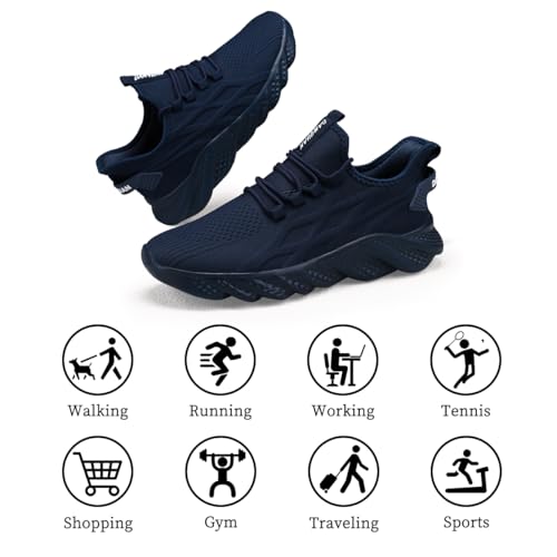 Image of DLWKIPV Womens Slip on Walking Tennis Shoes for Women Work Running Athletic Gym Sports Sneakers Lightweight Casual Shoe