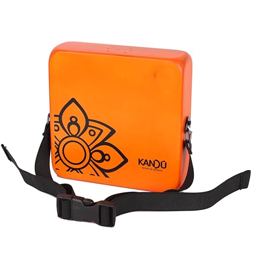 The Kandu Mashbox - is the first-ever wearable drum shaker,small Cajon designed to meet the needs of every percussionist-natural (Orange)