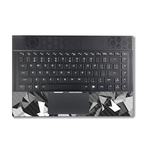 Image of MightySkins Carbon Fiber Skin Compatible with Alienware X14 R2 (2023) Full Wrap Kit - Mono Camo | Protective, Durable Textured Carbon Fiber Finish | Easy to Apply & Change Styles | Made in The USA