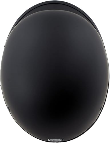 Miniatura 5 de Milwaukee Helmets Casco de media cara de motocicleta estilo polo negro mate aprobado por DOT MPH9750DOT - L