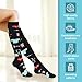 YOYOU Compression Socks for Women & Men Fun Knee High Socks Best Support for Nurses Athletic Outdoor Sport Cotton Tube Sock