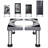 Waschmaschinen Untergestell Universal, Verstellbare Sockel, 40-60cm und 27-30cm, Maximale Tragfähigkeit 661 Pfund/300 Kg, Waschmaschine Untergestell für Geschirrspüler Gefrierschränke Wäsche