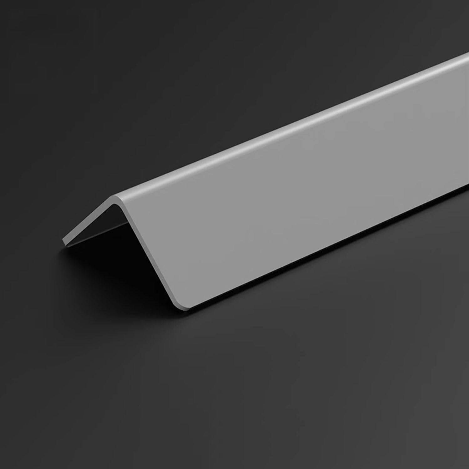 Protecteurs d'angle muraux design grain de bois en aluminium