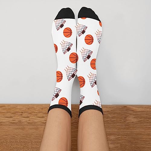 Woaidy WUJ7Z-545509960 Men'S Novelty Funny Basketball Print Socks Crazy Socks Fashion Casual Socks thumb #2