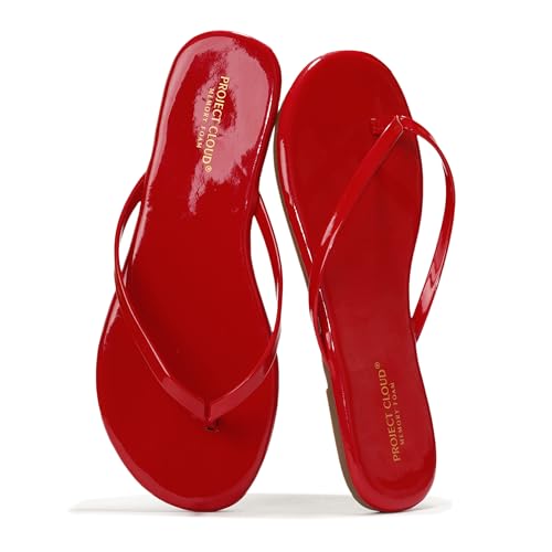 Image of Project Cloud Flip Flops for Women Footwear- Lightweight and Memory Foam Insole Sandals for Women 2026 - Durable Non-Slip Beach Essentials Flats for Women Sandals (Foundations)