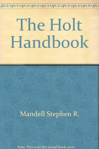 The Holt Handbook 0030735971 Book Cover