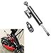 Flycoo2 Scooter Sterzo Ammortizzatore per Speedual Zero 10X Scooter Elettrico Sospensione Anteriore Shock Absorber Stabilizzatore Kit (Ammortizzatore, Nero)