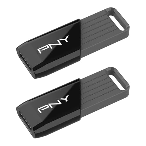 Image of PNY 256GB Attache X USB 3.2 Gen 1 Flash Drive, Advanced Performance Up to 130MB /s Read, Everyday Data Store & Transfer, Reliable Portable Storage, Durable, Type-A, Computers, Laptops, Desktops, 2-Pack