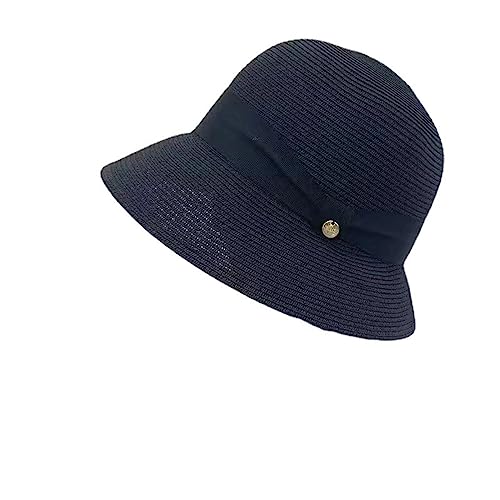 TLMDXTEU Pamelas Sombrero De Mujer Bowtie Cool Hat Wide Brim Sun Hat(#1)